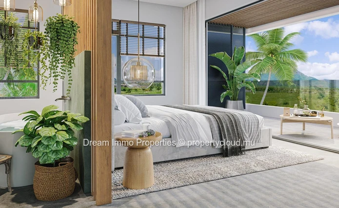 Villas De Standing Avec Piscine Privée Proche Mer & Golf A Flic En Flac – Ile Maurice