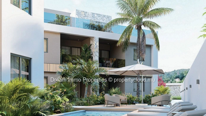 Penthouse De 3 Chambres Avec Magnifique Vue Mer & Acces A La Plage De Tamarin - Ile Maurice