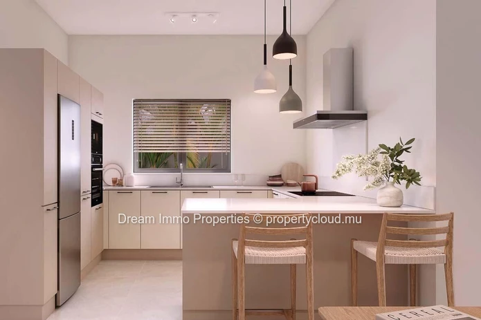 Beautiful Modern 3-Bedroom Villas In A Residence With Access To The Beach, Golf Course & Hotel – Mauritius