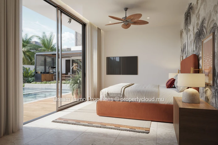 Prestigious 4-bedroom villa with beach access & hotel services in Trou aux Biches – Mauritius