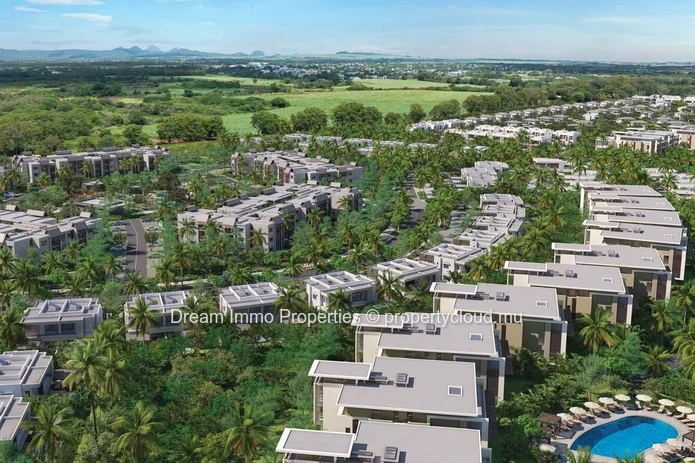 Beautiful Modern 3-Bedroom Villas In A Residence With Access To The Beach, Golf Course & Hotel – Mauritius