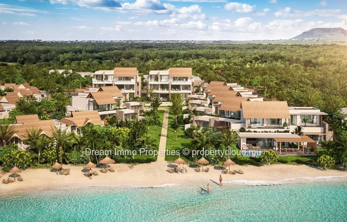 Unique ! Beachfront Villa With Lagoon View, Morne & 5* Hotel Access In The West - Mauritius