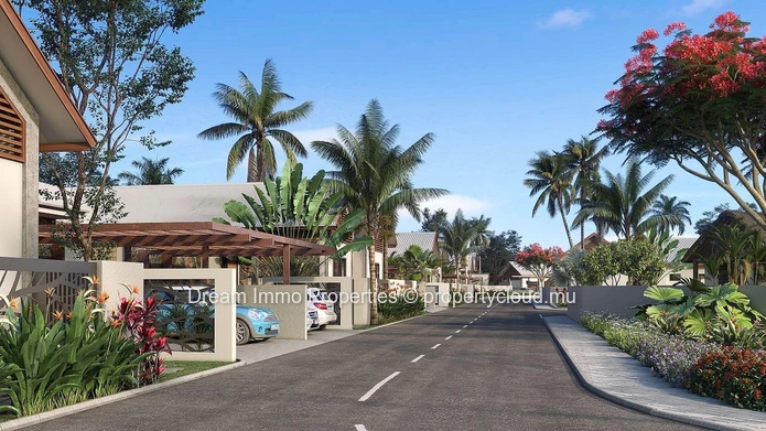 Beautiful Villas Under Construction With Private Pool Close To The Sea In Grand Baie - Mauritius