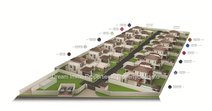 For Sale Superb Land With Real Estate Project Of 12 Villas In Grand Baie - Mauritius