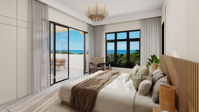 1Mn A Pieds De La Mer ! Penthouses Vue Mer & Proche Mer A Flic En Flac - Ile Maurice