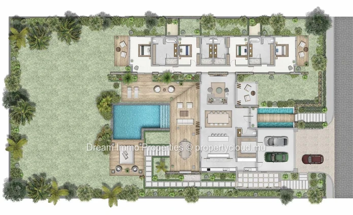 200M From The Sea! Amazing 3-Bedroom Villa With Beautiful Sea View Over Albion – Mauritius
