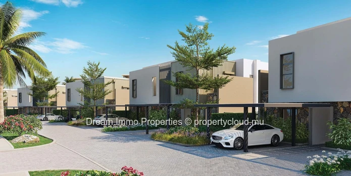 Beautiful Modern 3-Bedroom Villas In A Residence With Access To The Beach, Golf Course & Hotel – Mauritius