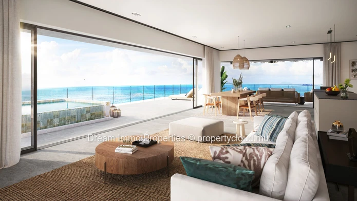Stunning Beachfront Penthouses With Panoramic Ocean Views In Balaclava – Mauritius
