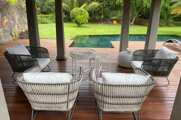 Belle Villa Golf Offrant Une Vue Montagne Sur Tamarina Resort, Golf & Spa, Ile Maurice