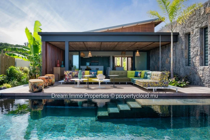 Sublime Sea View! Exclusive 3 Bedroom Villas 300M From Lagoon In Baie Du Cap - Mauritius