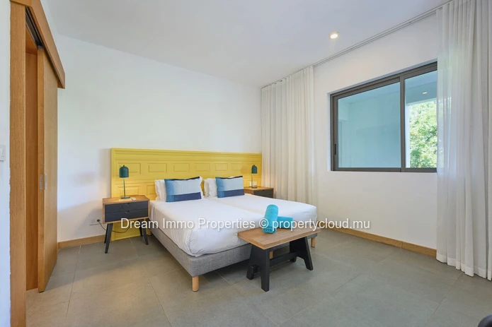 Élégant Appartement 3 Chambres Meublé Avec Accès Hotel À Grand Gaube - Ile Maurice