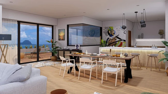 Sublime Projet D’Appartements & Penthouses Vue Mer Et Montagne A Tamarin – Ile Maurice