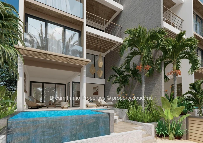 Stunning Sea View! 2 Bedroom Apartments With Private Pool In Pereybere – Mauritius