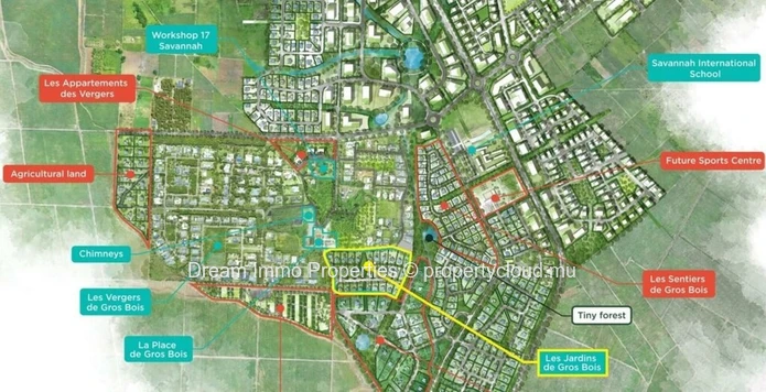 Residential Lands In A Smart City In Savannah - Mauritius