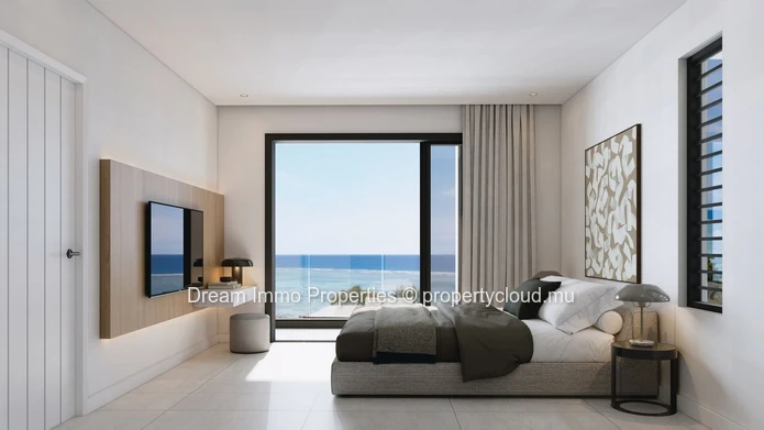 Penthouse De 3 Chambres Avec Magnifique Vue Mer & Acces A La Plage De Tamarin - Ile Maurice