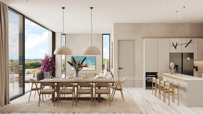 Close To The Sea & Golf! Luxury 3 Bedroom Seaview Penthouses Overlooking Mont Choisy Park Golf Course - Mauritius