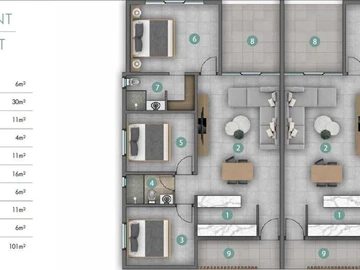 3 Bedroom Apartment