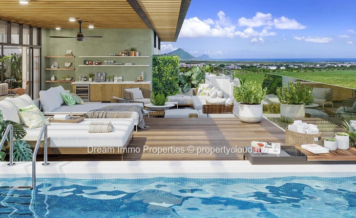 Vue Mer & Morne ! Penthouses 4Ch De Standing Proche Mer A Flic En Flac – Ile Maurice