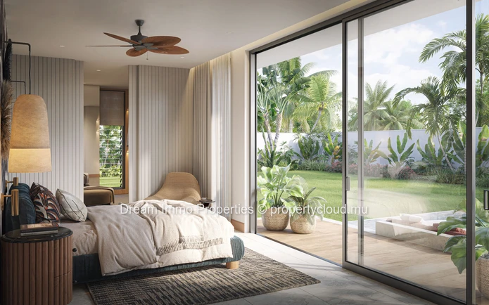 Prestigious 4-bedroom villa with beach access & hotel services in Trou aux Biches – Mauritius