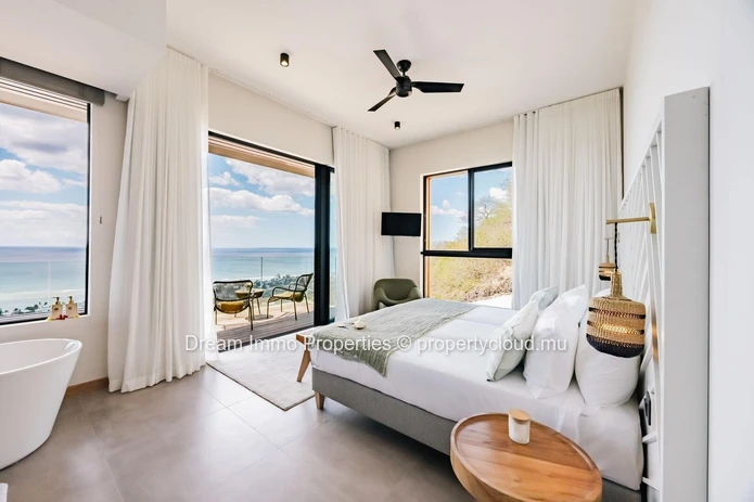 Unique! New Villa With 270° Sea & Morne Views On The Hills Of Black River – Mauritius