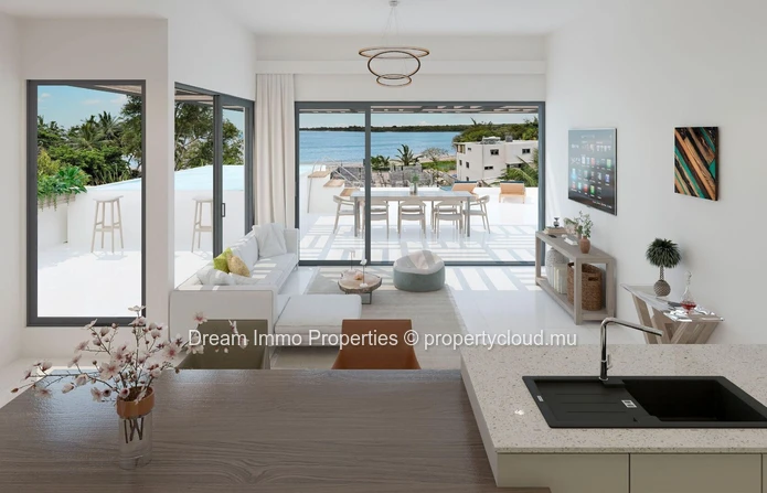 Panoramic Sea View Penthouse With Beach Access In Tamarin - Mauritius