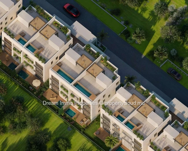 Beautiful Penthouses With Private Rooftop At Trou Aux Biches - Mauritius
