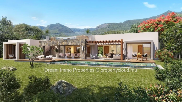Luxueuse Villa Vue Mer & Montagne Dans Les Hauteurs De Domaine Palmyre A Riviere Noire – Ile Maurice