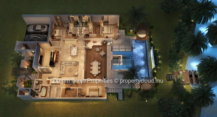 Luxueuses Villas De 3 Chambres A 50 M De La Mer Au Nord De L’Ile Maurice