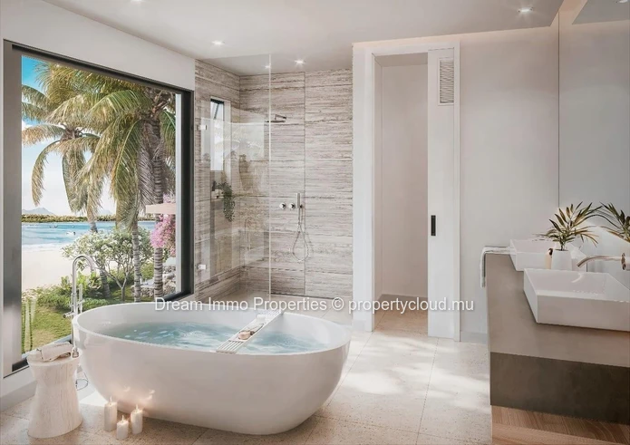 Sublime 1-bedroom apartment overlooking the sea & marina in Black River - Mauritius