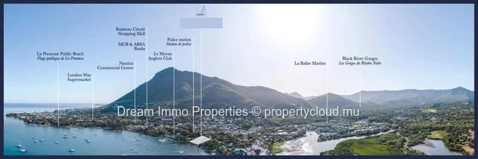 Sublime 1-bedroom apartment overlooking the sea & marina in Black River - Mauritius