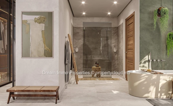 Villas De Standing Avec Piscine Privée Proche Mer & Golf A Flic En Flac – Ile Maurice