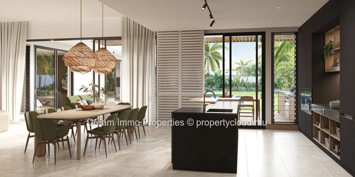Prestigious 4-bedroom villa with beach access & hotel services in Trou aux Biches – Mauritius