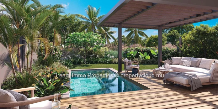 Beautiful Modern 3-Bedroom Villas In A Residence With Access To The Beach, Golf Course & Hotel – Mauritius