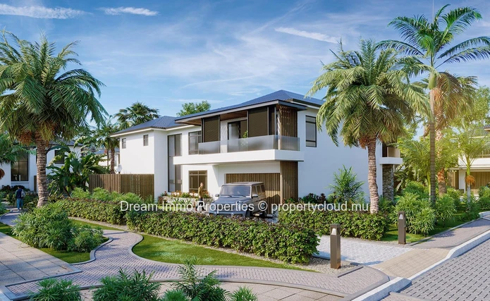 Villas De Standing Avec Piscine Privée Proche Mer & Golf A Flic En Flac – Ile Maurice