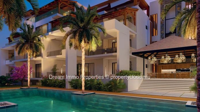 Modern Penthouse With Rooftop & Private Pool Close To The Sea In Pereybere - Mauritius