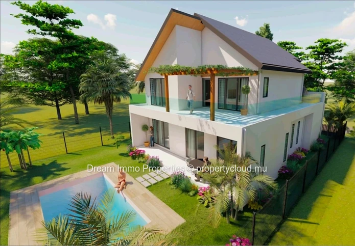 Sublime 3-Bedroom Sea View Villa In The Heart Of Flic En Flac Smart City - Mauritius