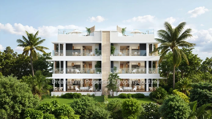 Sublime 3 bedroom apartments just 2 minutes from the beach in Pointe aux Canonniers – Mauritius