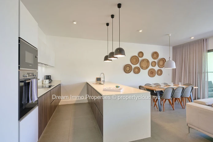 Élégant Appartement 3 Chambres Meublé Avec Accès Hotel À Grand Gaube - Ile Maurice