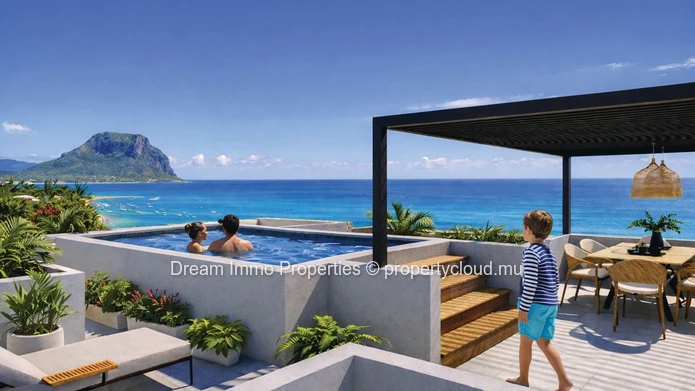 Superbe Residence Offrant Des Unites Vue Mer Avec Acces A La Plage De Tamarin - Ile Maurice