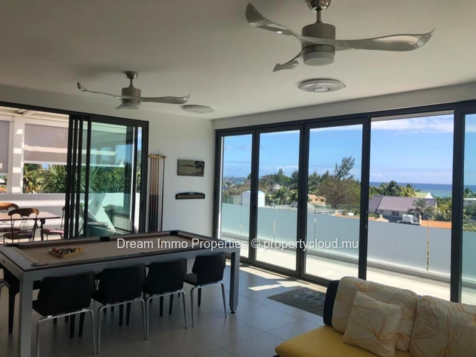 Penthouse Vue Mer A 2 Pas De La Plage De La Preneuse, Tamarin - Ile Maurice