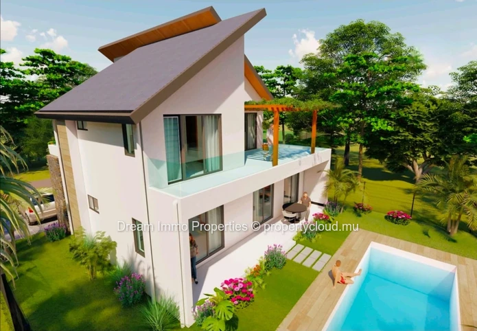 Sublime 3-Bedroom Sea View Villa In The Heart Of Flic En Flac Smart City - Mauritius