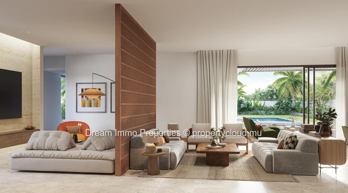 Prestigious 4-bedroom villa with beach access & hotel services in Trou aux Biches – Mauritius