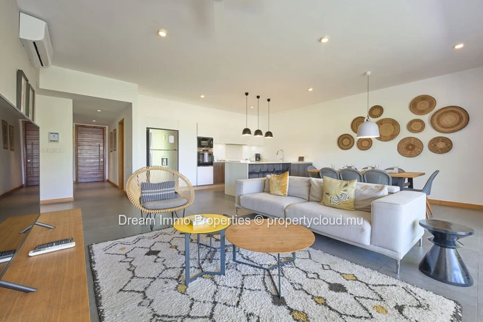 Élégant Appartement 3 Chambres Meublé Avec Accès Hotel À Grand Gaube - Ile Maurice